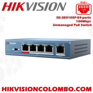 DS-3E0105P-E4-ports poe switchers sri lanka sale colombo hikvision