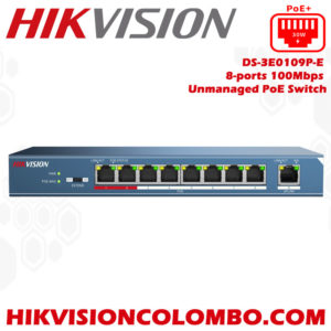 DS-3E0109P-E hikvision poe swith sri lanka dealer