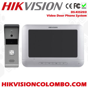 DS-KIS203 hikvision video door phone system both in and out door set