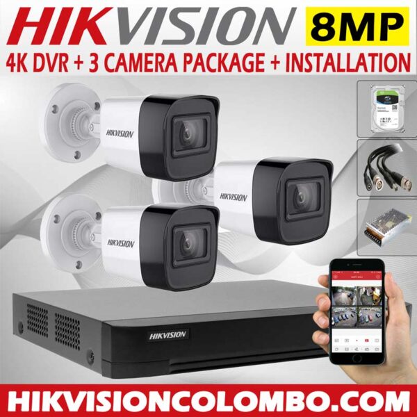 hikvision-4k-DVR-with-8mp-3-cctv-camera--price-with-installation-sri-lanka