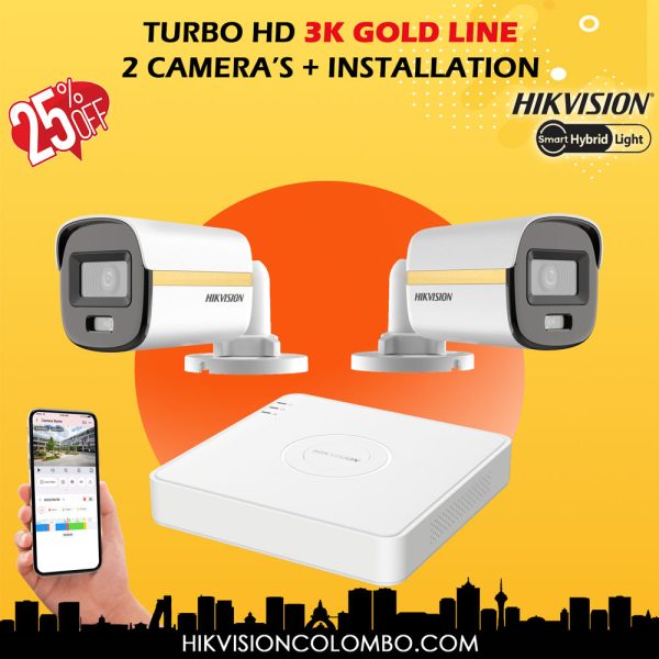 Hikvision-3k-Gold-Line-hybrid-dual-light-security-2-Camera-Package-sri-lanka-best-price