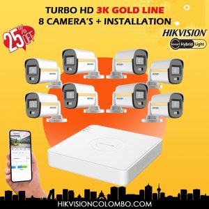 Hikvision-3k-Gold-Line-hybrid-dual-light-security-8-Camera-Package-sri-lanka-best-price