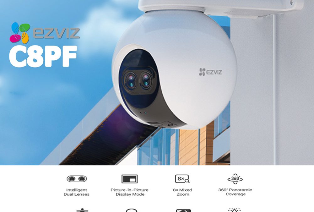 Best EZVIZ C8PF Dual-Lens Pan & Tilt Smart Home Wi-Fi Camera in Sri Lanka