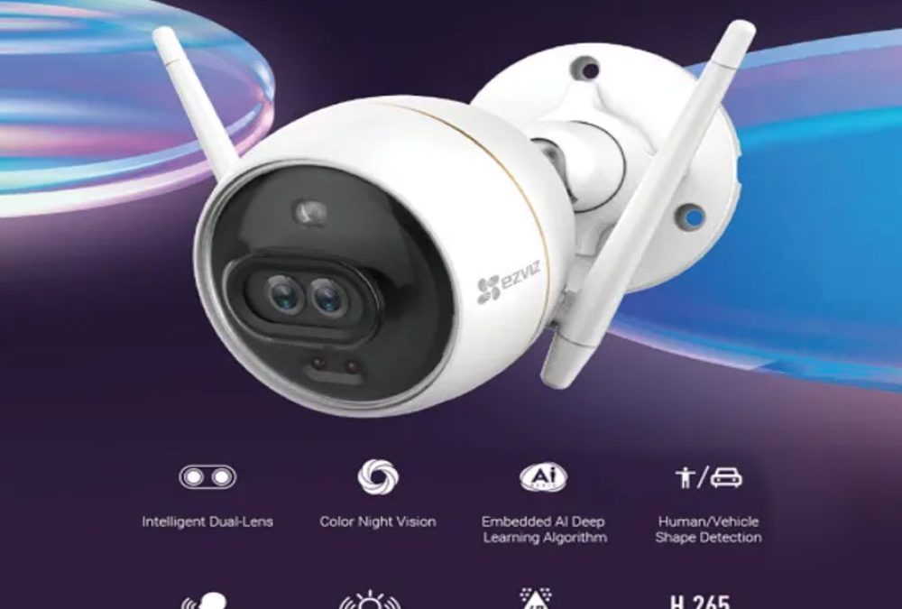 EZVIZ C3X 1080P Dual Lens Smart AI-Powered Dark-Fighter Best Wifi Camera