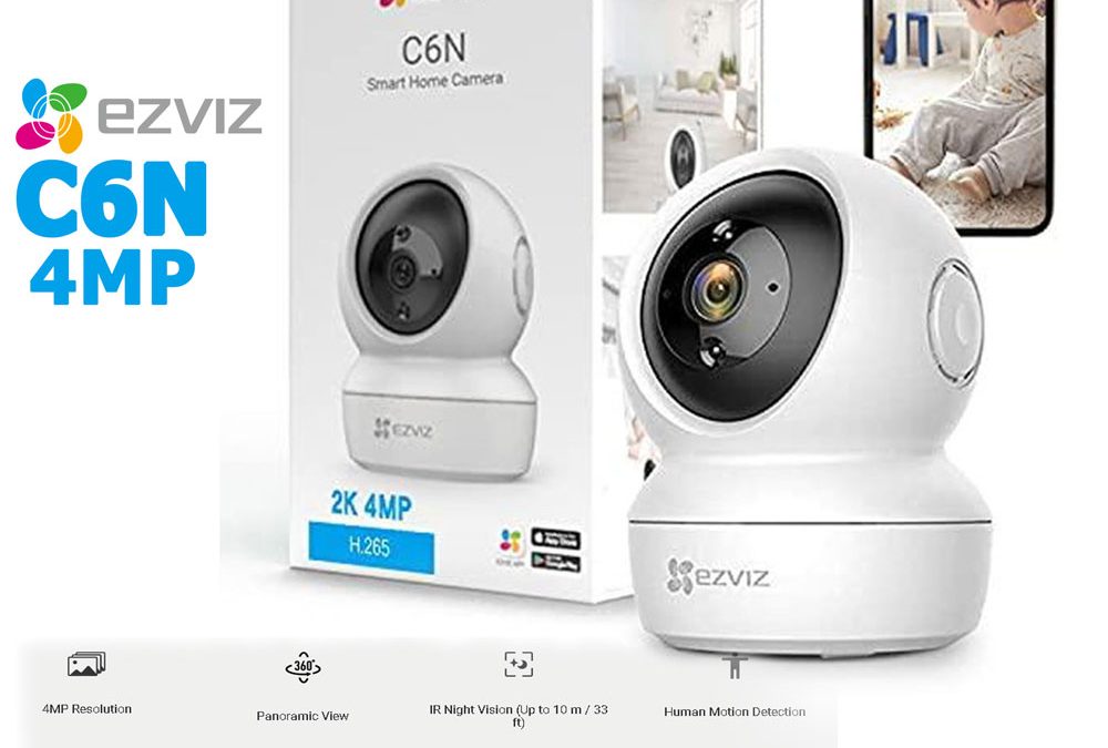 The Best EZVIZ C6N 4MP Smart Wi-Fi Pan & Tilt H265 Indoor Security Camera