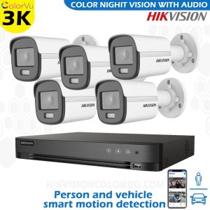 Hikvision-4MP-3K-Color-Night-Vision-with-Audio-5-Camera-Package-sri-lanka