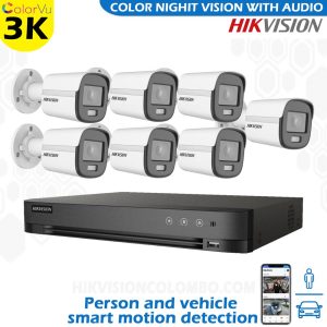 Hikvision-4MP-3K-Color-Night-Vision-with-Audio-7-Camera-Package-sri-lanka