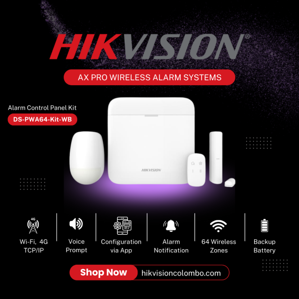 AX PRO Kit Hikvision Alarm system sri lanka best security solution