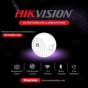 Best Hikvision AX Pro Wireless Photoelectric Smoke Detector DS-PDSMK-S-WB