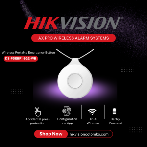 Best Hikvision DS-PDEBP1-EG2-WB Wireless Portable Emergency Button