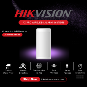 Hikvision Wireless Double PIR Outdoor Human Detector Alarm DS-PDP18-HM-WB Sale in Sri Lank