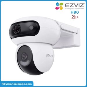 EZVIZ H90 Dual Lens Camera Sri Lanka EZVIZ H90 2K WiFi Camera EZVIZ Dual Rotation Security Camera EZVIZ H90 Smart Home Camera Dual Lens WiFi Camera Sri Lanka EZVIZ Pan Tilt Camera H90 Smart WiFi Security Camera Sri Lanka EZVIZ Indoor Security Camera