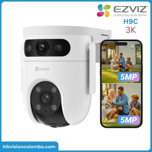 EZVIZ H9c Dual Lens Camera Sri Lanka EZVIZ H9c 3K WiFi Camera EZVIZ Human Detection Camera Dual Lens Smart Camera Sri Lanka EZVIZ Pan Tilt Camera H9c Smart Home Camera Sri Lanka EZVIZ Outdoor Security Camera WiFi Camera Sri Lanka