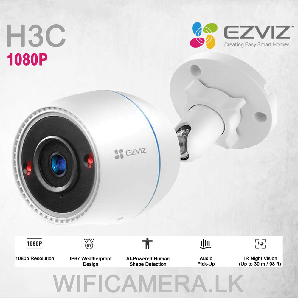 Best wifi EZVIZ in Sri Lanka H3C 1080P IR Night Vision Smart Home Camera