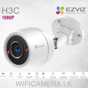 Best Ezviz H3C 1080P Color Wi-Fi Smart Home Security Camera sale in Sri Lanka
