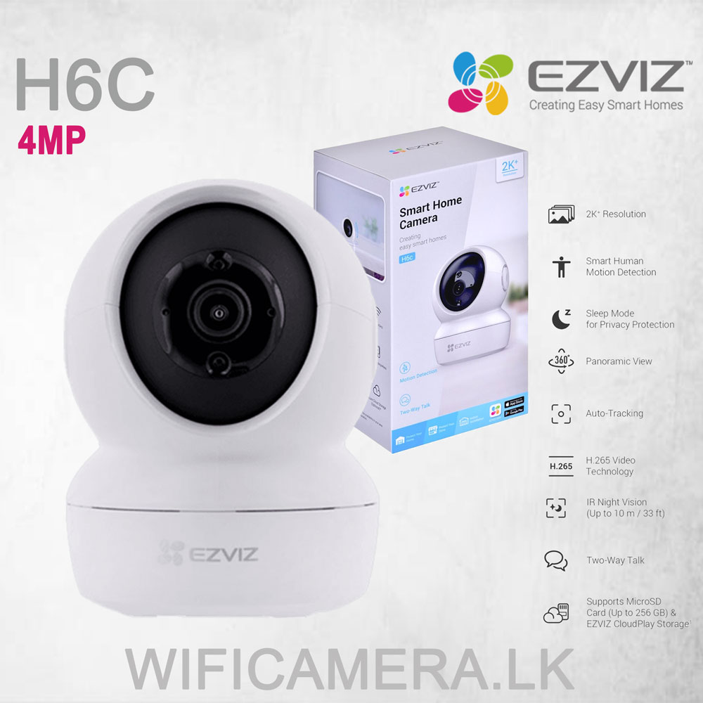 Best Indoor Baby Monitoring EZVIZ H6c 2K⁺ Pan & Tilt Smart Home wifi Camera